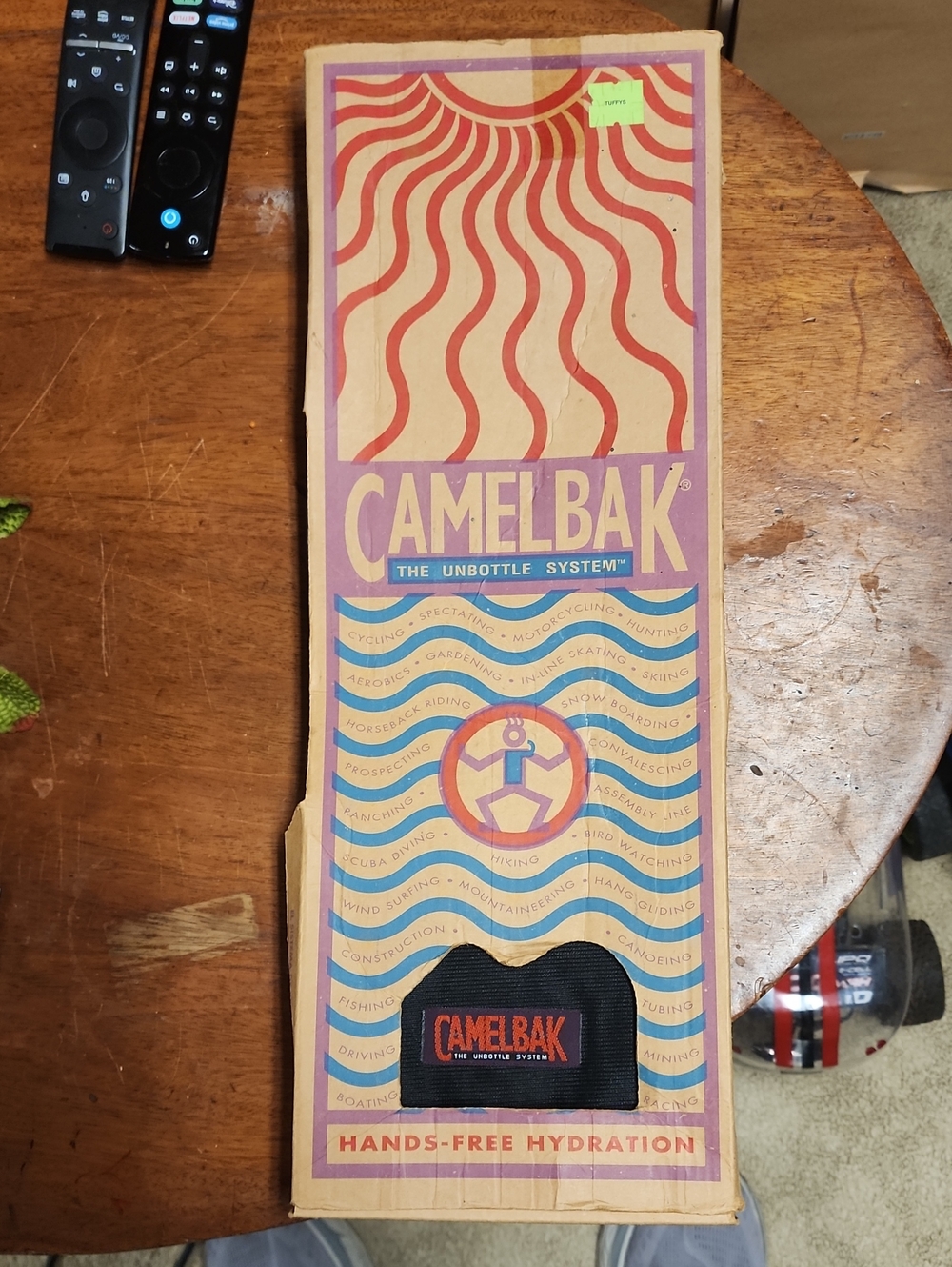 CamelBak Box with Purple, Orange and Blue Retro Graphics